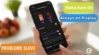 How To Enable Always On Display Poco M4 Pro Moblie In your Setting