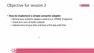 Federated Semantics: Session 2 Ontology & Semantic Technology