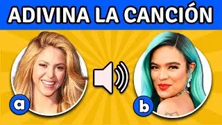 ¡Adivina el CANTADOR por CANCIÓN! 🎶 Adivina Quién Canta pt 5🎤