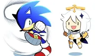 The Games Awards be like (Sonic Frontiers vs Genshin Impact)