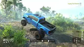 snowrunner - heavy truck delivery | mudrunner gameplay | Logitech g29