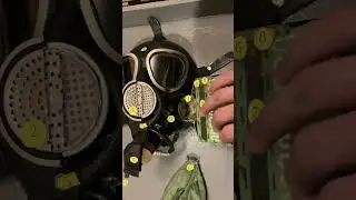 Учебный разрез противогаза ПМК 1