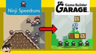 I RECREATED Ninji Speedruns from SMM2 in Game Builder Garage
