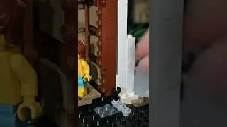 How to build Lego fence #lego #legotutorials #legomoc