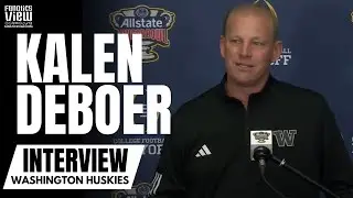 Kalen DeBoer Makes First Comments on Washington Huskies vs. Texas Longhorns Sugar Bowl CFP Matchup
