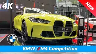BMW M4 Competition 2021 - FIRST look in 4K (Sao Paulo Yellow), Price