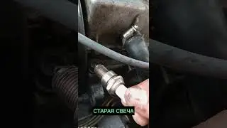 Искра пробивает свечу. Как это выглядит #shorts