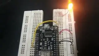 NodeMCU ESP8266 PWM: LED brightness fading on breadboard