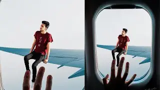 Airplane HD photo editing tutorial - easy step by step | photoshop