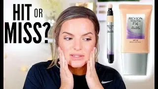 NEW REVLON FX FOUNDATION & CONCEALER! Full Day Wear Test | Casey Holmes
