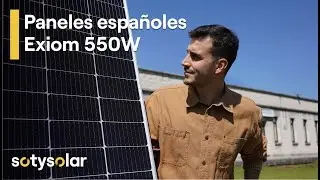 Paneles solares españoles EXIOM 550W ☀️ SotySolar