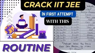 Ultimate IIT JEE Daily Routine|| #iitjee (must watch)