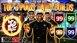 TOP 3 BEST POINT GUARD BUILDS IN NBA 2K24! BEST COMP SHOOTING POINT GUARD BUILDS IN NBA 2K24!😱