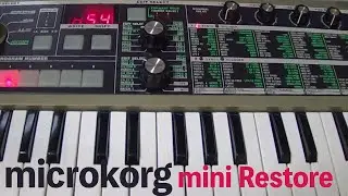 repair Synthesizer Korg microkorg / mini Restore (EZAS music Synthsizer Repair