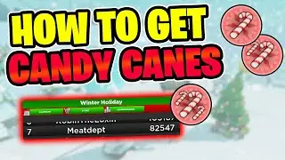 WINTER UPDATE! HOW TO GET CANDY CANES FAST | Strongman Simulator