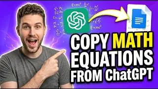 How To Copy Math Equations From ChatGPT To Google Docs (Perfect Formatting)