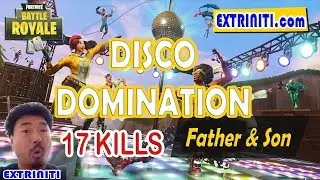 Fortnite Father & Son Disco Domination Most Kills Contest (17 KILLS)