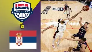 LeBron James & Anthony Davis Highlights vs Serbia | Team USA Highlights | July 17th, 2024