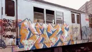 1980's train graffiti: Chris Daze Ellis