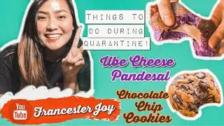 FOOD VLOG: UBE CHEESE PANDESAL and CHOCOLATE CHIP COOKIES