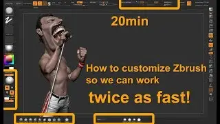 Speedup your workflow with Zbrush - Making your custom interface and hotkeys