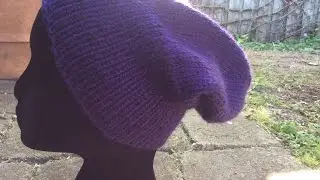 How to knit a beanie hat | Decrease for crown | Easy Beanie Tutorial