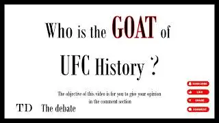 Who is the GOAT of UFC History ? #thedebate #sports #ufc #mma #shorts #short #foryou #fyp #trending
