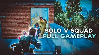 Solo V Squad 🤍🔥 | 3 Fingers Claw + GyroScope ⚡ | MI A3 | BGMI Full Gameplay