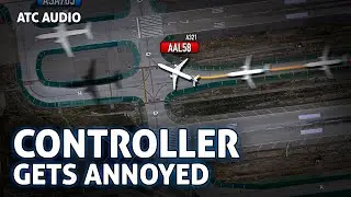 LAX Controller Reprimands American Airlines Pilot. Real ATC Audio