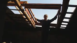Обсерватория Чердак.  Монтаж люка.#10