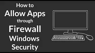 How to Allow Apps Through Firewall and Windows Defender Security | Add Exception and Exclusion on PC