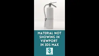 3DS Max Material Not Showing In Viewport - How To Fix? | Ahsaan Rehman |