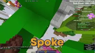 Spoke loses the bet...