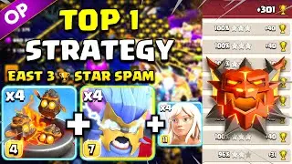 SUPER YETI + FURNACE are BROKEN in LEGEND BATTLE 🏆 - TH18 Easy 3 Star Attack Strategy CoC