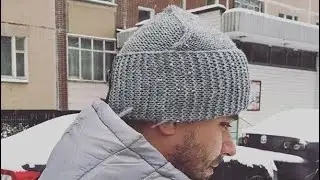 Шапка Спицами Часть 2