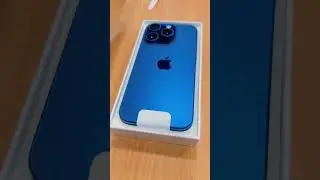 Apple iPhone 15 Pro 5G 256GB Blue Titanium unboxing