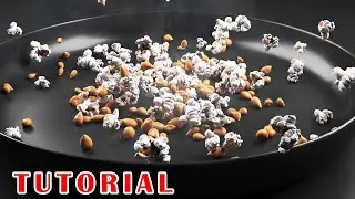 3d Popcorn Animation Tutorial 3ds max + tyflow | RMI GEEK