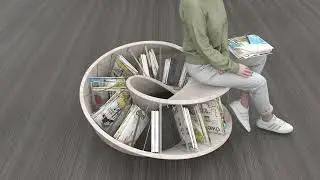 Mobius Strip Book Bench | Tutorial in Description