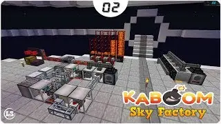 Minecraft Kaboom 2.0 SkyFactory S2 - #02 Автодобыча руд