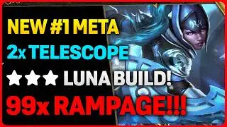 NEW ★★★ Luna 2x Telescope RAMPAGE Build For Dota Auto Chess | Step By Step Guide