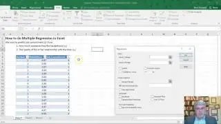 How to do Multiple Regression in Excel 2016 for Windows (Job Commitment Ex.)