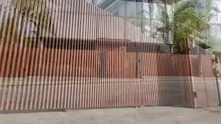 Modern gate design for automated telescopic sliding gate
