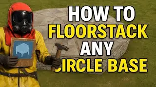 How to Floor-Stack any Circle Base in RUST...