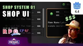 Shop UI //// Make a 2D AARPG in Godot 4 // E67