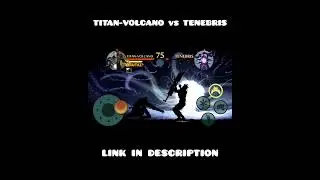 Shadow Fight 2 | Titan-Volcano vs Tenebris 