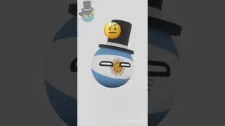 🤫🧏 (Countryballs 3D) #shots #countryballs #humor