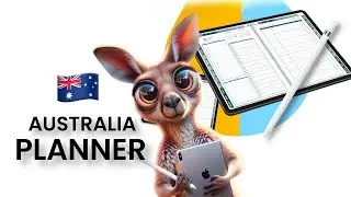 2024 2025 Australia & New Zealand digital planner for iPad - optimized for GoodNotes and Notability