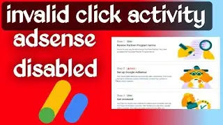 Invalid click activity adsense account disabled 2022