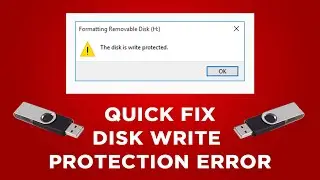Easiest Way to Remove the "disk is write protected" from Pen Drive or SD Card 2020 | Dyal Solutions