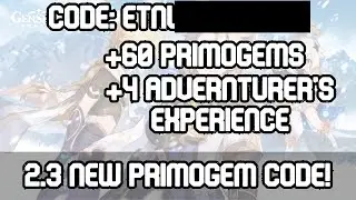 Genshin Impact - NEW 2.3 Update (Shadows Amidst Snowstorms) Primogem Code!